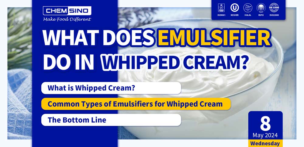 What Does Emulsifier Do In Whipped Cream